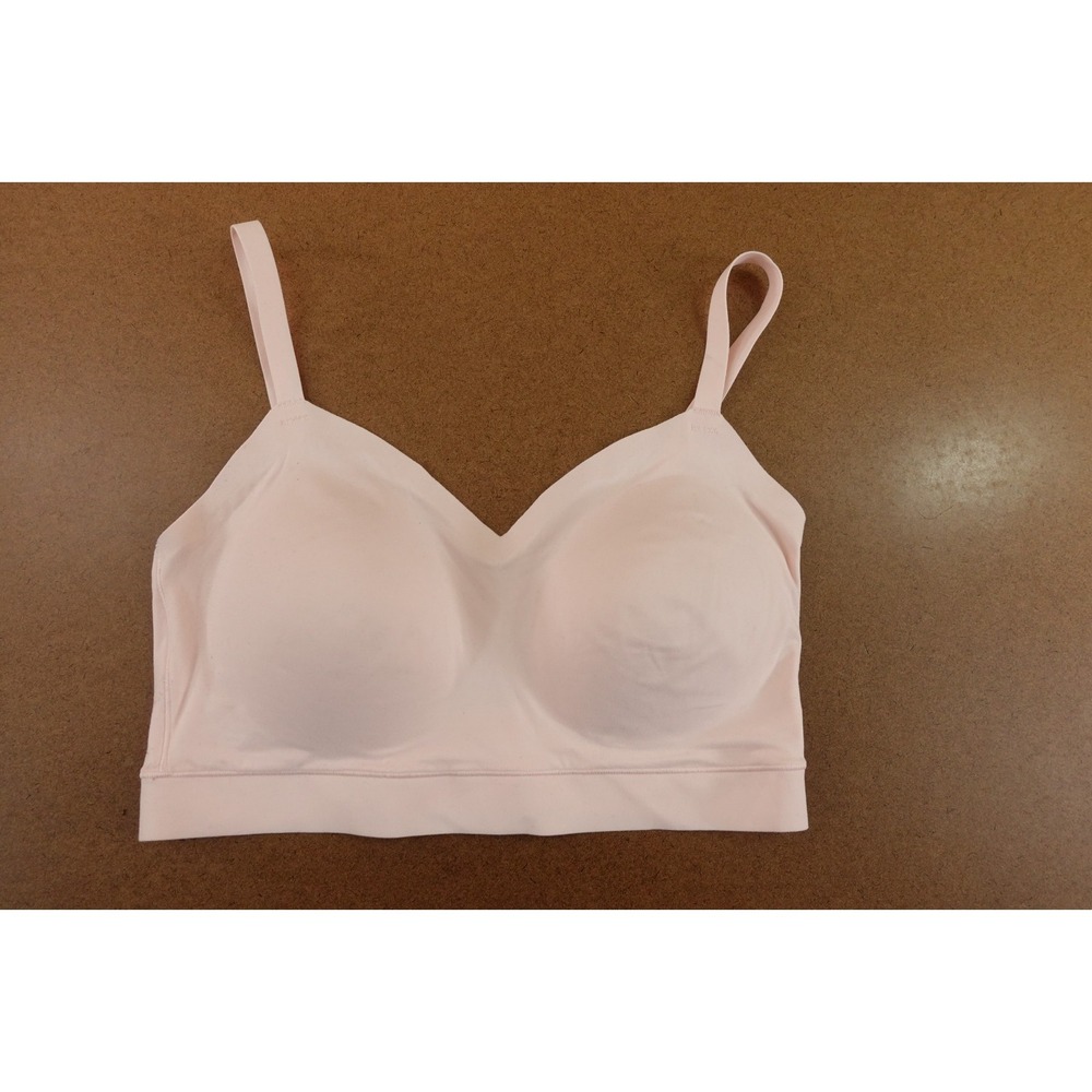 Floatley Womens Size Medium Pink Cozy Padded Comfort Wirefree Seamless Bra New